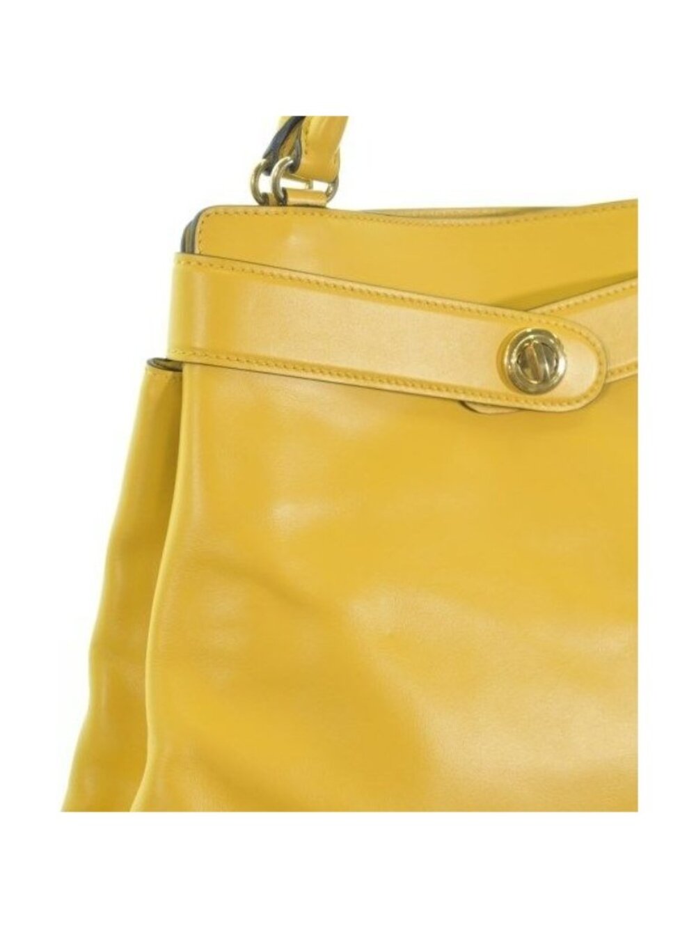 Prada Tote Leather Yellow - Picture 7 of 9